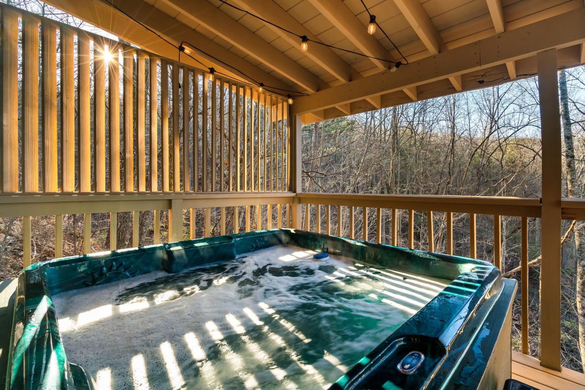 Cabin With Spectacular View With Hot Tub In The Smoky Mtns Sevierville Kültér fotó